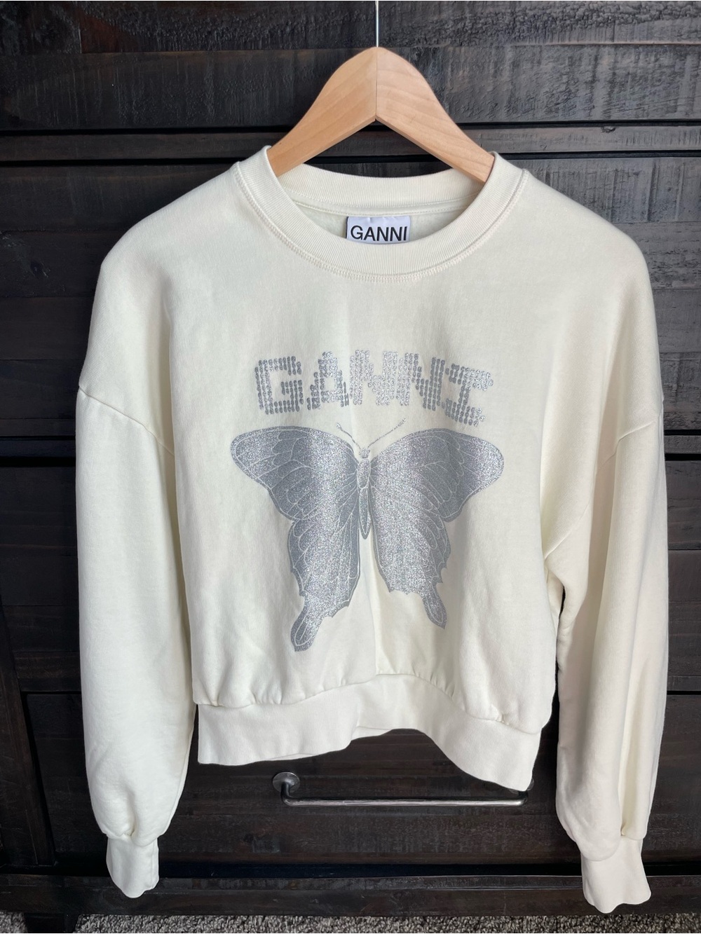 Ganni Butterfly Sweatshirt - Picture 5 of 11